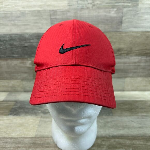 Nike Legacy 91 Hat Adult One Size Red Strapback Dri-Fit Golf Adjustable - Picture 1 of 7